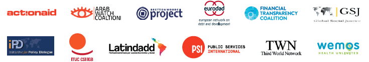 Logos of the organizations that contributed to the EndAusterity report