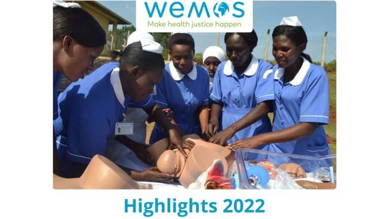 Cover of the document with Wemos' highlights of 2022