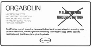 Advertorial of Organon, Orgabolin in 1981 - Advertentie van Organon, Orgabolin uit 1981