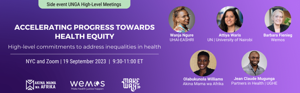 Hybride evenement in UNGA78: Accelerating progress towards health ...